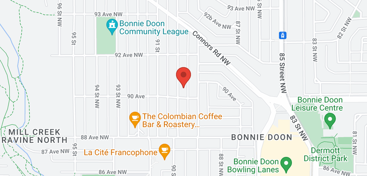 map of 9013 90 ST NW